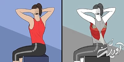 رفع خستگی این تمرینات کششی, تمرینات کششی برای گردن